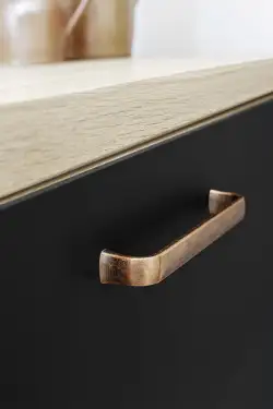 Click Here To Enlarge This Photo Of Furnipart 'Common' Cabinet Pull L170mm &sol; C160mm - Antique Copper &lpar;535960160-98&rpar;