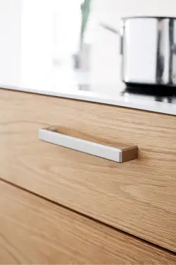 Click Here To Enlarge This Photo Of Furnipart 'Fold' Cabinet Pull L170mm &sol; C160mm - Inox Look &lpar;537960160-66&rpar;