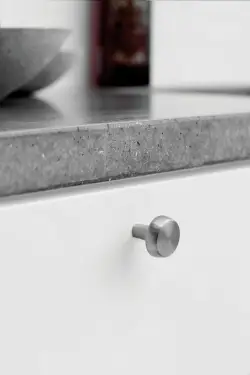 Click Here To Enlarge This Photo Of Furnipart 'Autumn' Cabinet Knob D36mm - Inox Look &lpar;541060036-66&rpar;