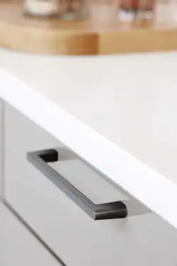 Click Here To Enlarge This Photo Of Furnipart 'Diner' Cabinet Pull L180mm &sol; C160mm - Brushed Anthracite &lpar;541360160-91S&rpar;