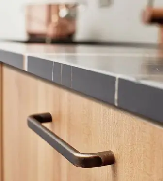 Click Here To Enlarge This Photo Of Furnipart 'Base' Cabinet Pull L176mm &sol; C160mm - Antique Brown &lpar;542960160-23&rpar;