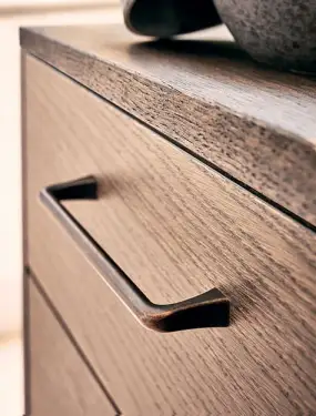 Click Here To Enlarge This Photo Of Furnipart 'Concave' Cabinet Pull L173mm &sol; C160mm - Antique Brown &lpar;544260160-23&rpar;