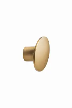 Click Here To Enlarge This Photo Of Furnipart 'Dome' Cabinet Knob L50mm - Brushed Brass &lpar;546960050-32&rpar;
