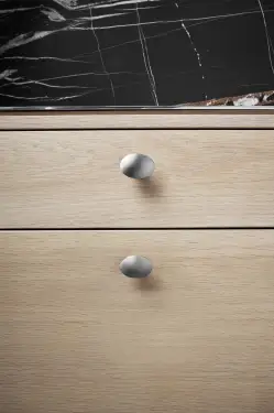 Click Here To Enlarge This Photo Of Furnipart 'Dome' Cabinet Knob L50mm - Inox Look &lpar;546960050-66&rpar;