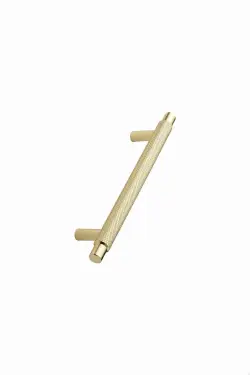 Click Here To Enlarge This Photo Of Furnipart 'Manor' Knurled Cabinet Pull L182mm &sol; C128mm - Gold &lpar;548920128-34&rpar;