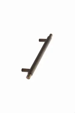 Click Here To Enlarge This Photo Of Furnipart 'Manor' Knurled Cabinet Pull L182mm &sol; C128mm - Antique Brass &lpar;548920128-39&rpar;