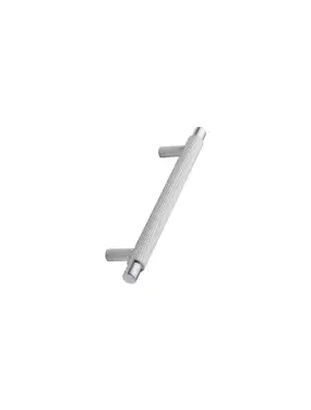 Click Here To Enlarge This Photo Of Furnipart 'Manor' Knurled Cabinet Pull L182mm &sol; C128mm - Inox Look &lpar;548920128-66&rpar;