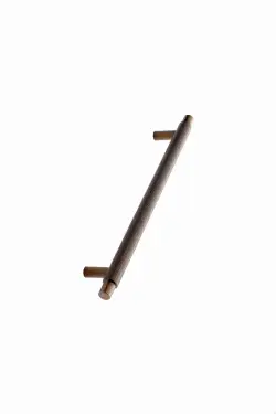 Click Here To Enlarge This Photo Of Furnipart 'Manor' Knurled Cabinet Pull L246mm &sol; C192mm - Antique Brass &lpar;548920192-39&rpar;