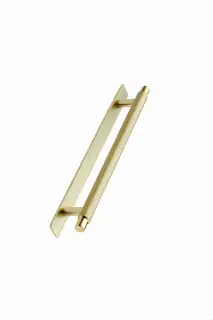 Furnipart 'Manor' Knurled Cabinet Pull with Backplate L190mm &sol; C128mm - Gold &lpar;549020128-34&rpar;