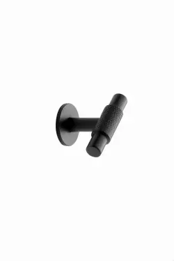 Click Here To Enlarge This Photo Of Furnipart 'Manor' Knurled T Knob L54mm - Matt Black &lpar;549120054-99&rpar;