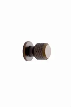 Click Here To Enlarge This Photo Of Furnipart 'Manor' Round Knurled Cabinet Knob D30mm - Antique Brass &lpar;549220025-39&rpar;