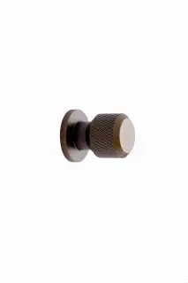 Furnipart 'Manor' Round Knurled Cabinet Knob D30mm - Antique Brass &lpar;549220025-39&rpar;