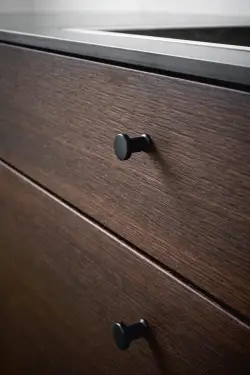 Click Here To Enlarge This Photo Of Furnipart 'Gate' Cabinet Knob D18&period;2mm - Matt Black &lpar;549820018-99&rpar;