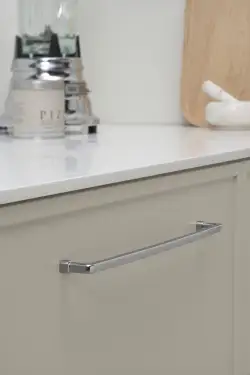 Click Here To Enlarge This Photo Of Furnipart 'Equester' Cabinet Pull L332mm &sol; C320mm - Bright Nickel &lpar;552220320-06&rpar;