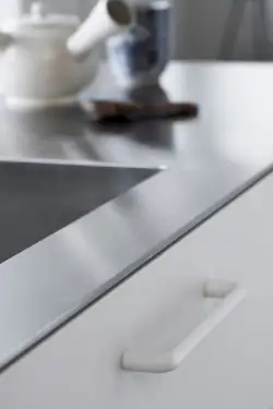 Click Here To Enlarge This Photo Of Furnipart 'Carve' Cabinet Pull L180mm &sol; C160mm - Matt White &lpar;552520160-0500&rpar;