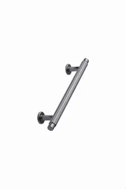 Click Here To Enlarge This Photo Of Furnipart 'Villa' Cabinet Pull L242mm &sol; C192mm - Black Nickel &lpar;553020192-70&rpar;