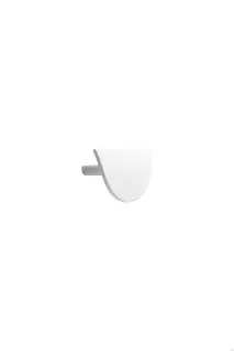 Furnipart 'Horizon' Small Cabinet Pull L80mm &sol; C32mm - Matt White &lpar;553120032-0500&rpar;