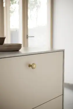 Click Here To Enlarge This Photo Of Furnipart 'Chateau' Cabinet Knob D30mm - Dark Brushed Gold &lpar;555120030-35&rpar;
