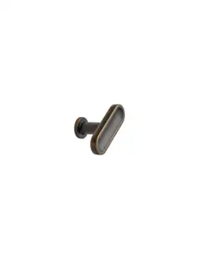 Click Here To Enlarge This Photo Of Furnipart 'Chateau' T Knob L52mm - Antique Brown &lpar;555220052-23&rpar;