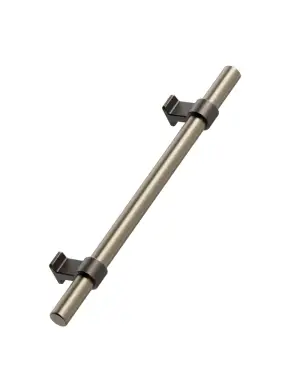 Click Here To Enlarge This Photo Of Furnipart 'Bond' Cabinet Pull L410mm &sol; C320mm - Antique Brown&sol;Fine Brushed Brass &lpar;557020320-23&sol;30&rpar;