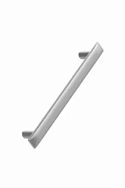 Click Here To Enlarge This Photo Of Furnipart 'Flow' Cabinet Pull L196mm &sol; C160mm - Inox Look &lpar;557320160-66&rpar;