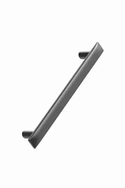 Click Here To Enlarge This Photo Of Furnipart 'Flow' Cabinet Pull L196mm &sol; C160mm - Gun Metal &lpar;557320160-74&rpar;