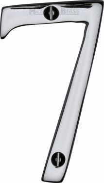 Click Here To Enlarge This Photo Of C1560 7-PC Heritage Brass Numeral 7 Face Fix 76mm &lpar;3"&rpar; Polished Chrome Finish
