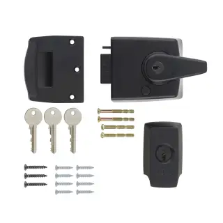 1930-10-1 ERA 60mm British Standard &lpar;BS3621&rpar; High Security Nightlatch Door Lock - Black