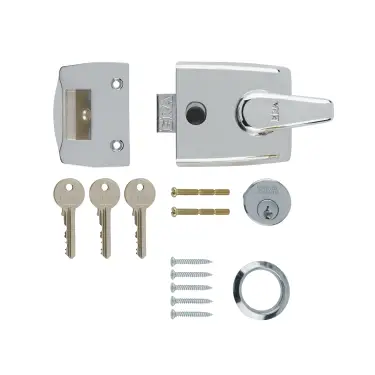 Click Here To Enlarge This Photo Of 1630-37-1 ERA 60mm Replacement Nightlatch Door Lock - Polished Chrome