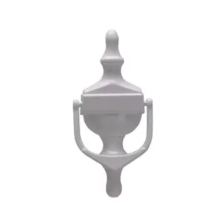 4A000 Fab & Fix Medium Nu Victorian Urn Door Knocker Without Spyhole &lpar;Face Fix&rpar; White