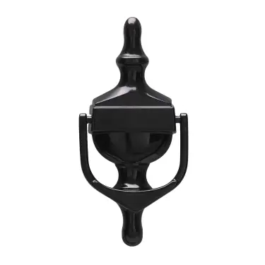 Click Here To Enlarge This Photo Of 4A001 Fab & Fix Medium Nu Victorian Urn Door Knocker Without Spyhole &lpar;Face Fix&rpar; Black