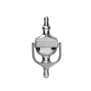 4A204 Fab & Fix Large Nu Victorian Urn Door Knocker Without Spyhole &lpar;Face Fix&rpar; Hardex Chrome