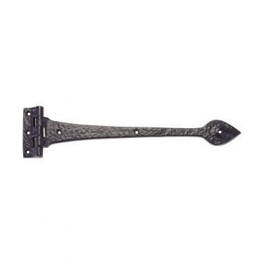 Click Here To Enlarge This Photo Of FF16 - Zoo Hardware Foxcote Foundries 15" &lpar;381mm&rpar; T Hinges - Black Antique