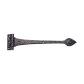 FF16 - Zoo Hardware Foxcote Foundries 15" &lpar;381mm&rpar; T Hinges - Black Antique