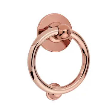Click Here To Enlarge This Photo Of DFNKNBRHR Fab & Fix Bull Ring Door Knocker &lpar;Face Fix&rpar; Hardex Rose