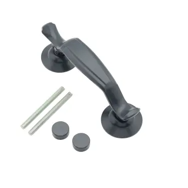 Click Here To Enlarge This Photo Of DFNKNDKAG-TF Fab & Fix Doctors Door Knocker Anthracite Grey &lpar;Bolt Fix&rpar;