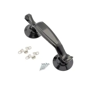 Click Here To Enlarge This Photo Of DFNKNDKBK-CF Fab & Fix Doctors Door Knocker Black &lpar;Concealed Fix&rpar;