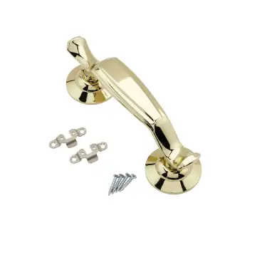 Click Here To Enlarge This Photo Of DFNKNDKHG-CF Fab & Fix Doctors Door Knocker Hardex Gold &lpar;Concealed Fix&rpar;