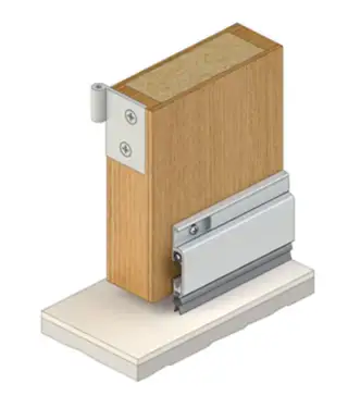 Click Here To Enlarge This Photo Of RP60 Raven Surface Mounted Automatic Drop Down Seal 920mm &lpar;can be cut down to 450mm&rpar;