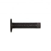 FF23 - Zoo Hardware Foxcote Foundries Wall Mounted Door Stop &lpar;90mm projection&rpar; c&sol;w Rose - Black Antique