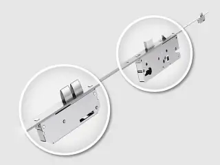 WINKHAUS Thunderbolt &lpar;Size 2&rpar; Multipoint Lock &lpar;2105mm&rpar; - 45mm Backset - 20mm Square Faceplate &lpar;5004072&rpar;