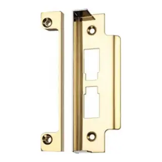 ZUKR01PVD - Zoo Hardware 13mm Rebate Kit to Suit ZUKS&sol;ZUKB Mortice Locks - Polished Brass