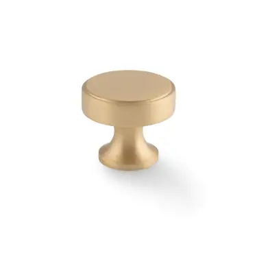 Click Here To Enlarge This Photo Of AW855-38-SB - Alexander & Wilks Havana 38mm Cabinet Knob - Satin Brass