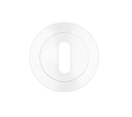 Click Here To Enlarge This Photo Of RM002PCW - Zoo Hardware Rosso Maniglie Standard Profile Escutcheon - Powder Coated White