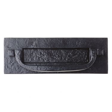 Click Here To Enlarge This Photo Of FF36 - Zoo Hardware Foxcote Foundries Postal Letter Plate &lpar;Black Antique&rpar; Size&colon; 305x107mm - c&sol;c&colon; 253mm - Aperture&colon; 197x44mm
