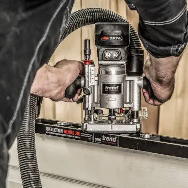 Click Here To Enlarge This Photo Of Trend H&sol;JIG&sol;C Skeleton Hinge Jig Kit &lpar;Two Part In Case&rpar;