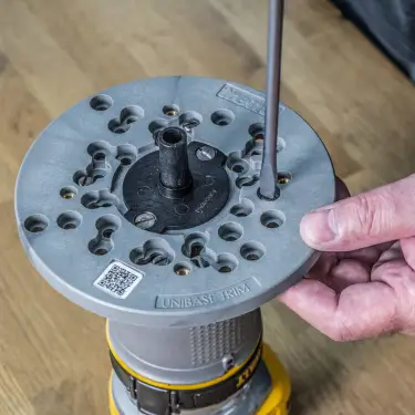 Click Here To Enlarge This Photo Of Trend UNIBASE&sol;TRIM 150mm Universal Trim Router Sub-Base