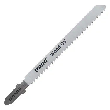 Click Here To Enlarge This Photo Of Trend JB&sol;T101B Jigsaw Blades 100mm x 2&period;5mm CV Up-Cut &lpar;5 Pack&rpar;