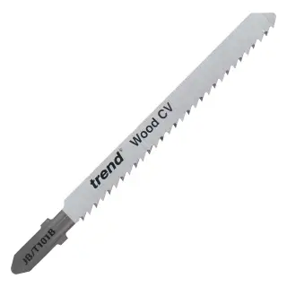 Trend JB&sol;T101B Jigsaw Blades 100mm x 2&period;5mm CV Up-Cut &lpar;5 Pack&rpar;