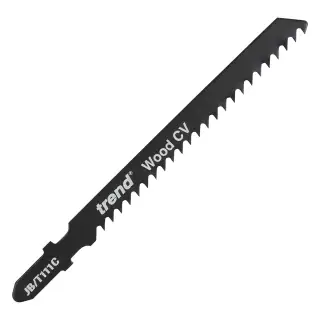 Trend JB&sol;T111C Jigsaw Blades 100mm x 3mm CV Up-Cut &lpar;5 Pack&rpar;